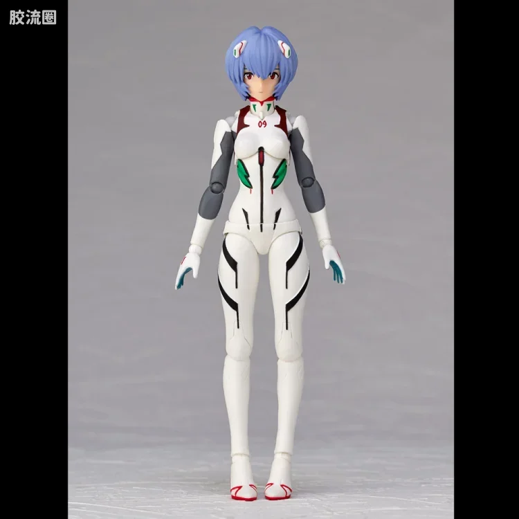 海洋堂转轮科技山口式可动系列 EVANGELION EVOLUTION EV-022EX 绫波丽(仮称)[白] - 图片